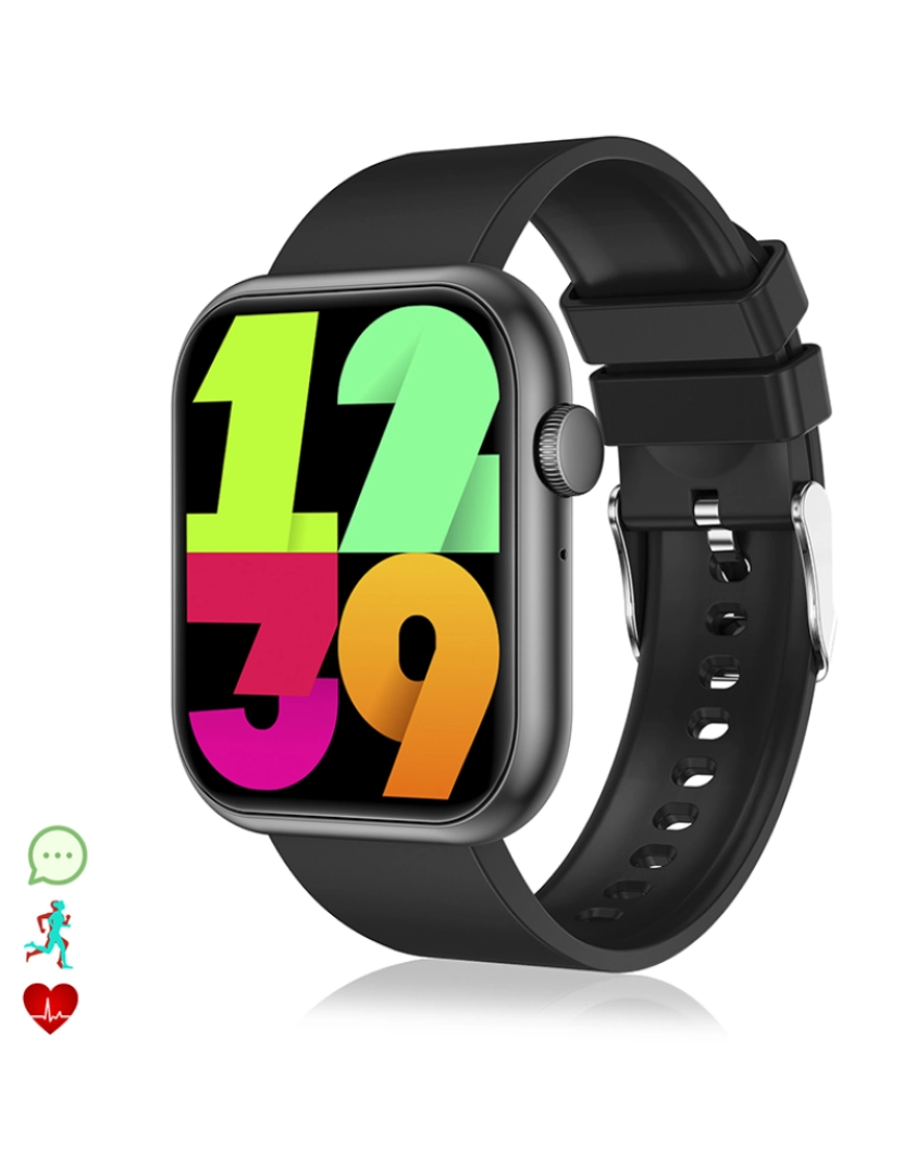 DAM - Smartwatch QX7 Pro Preto