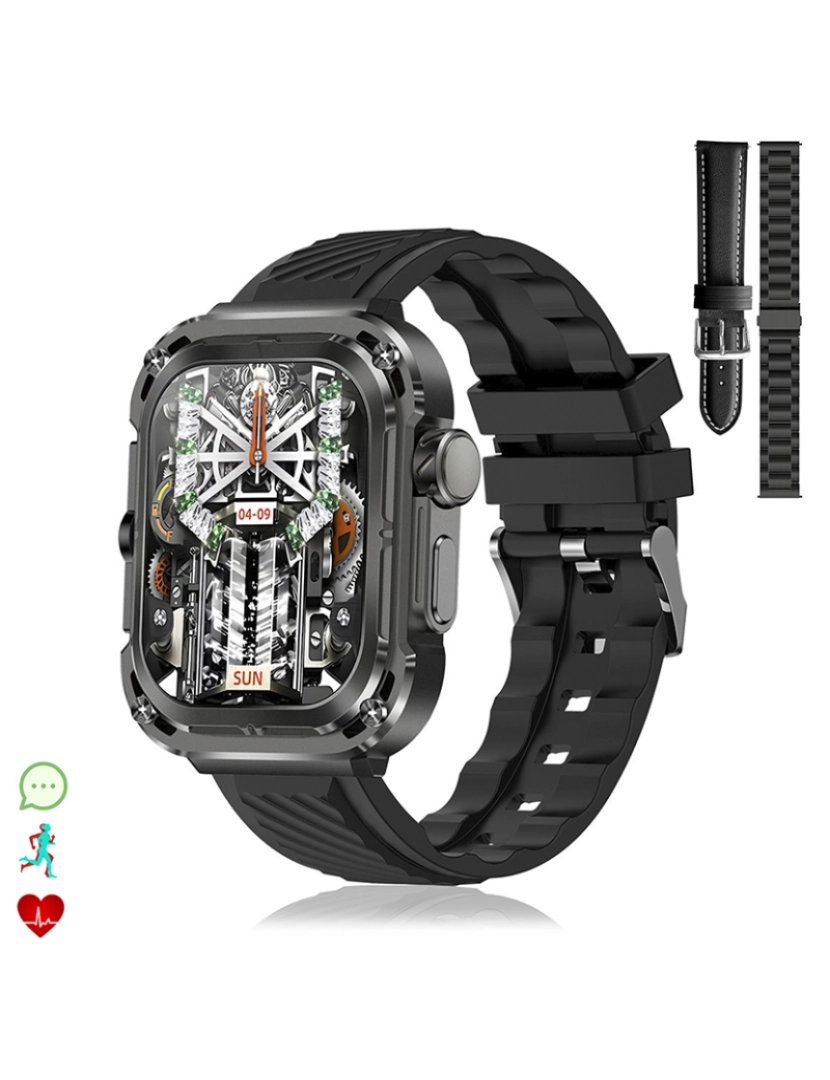 DAM - Smartwatch Z85 Max  Preto