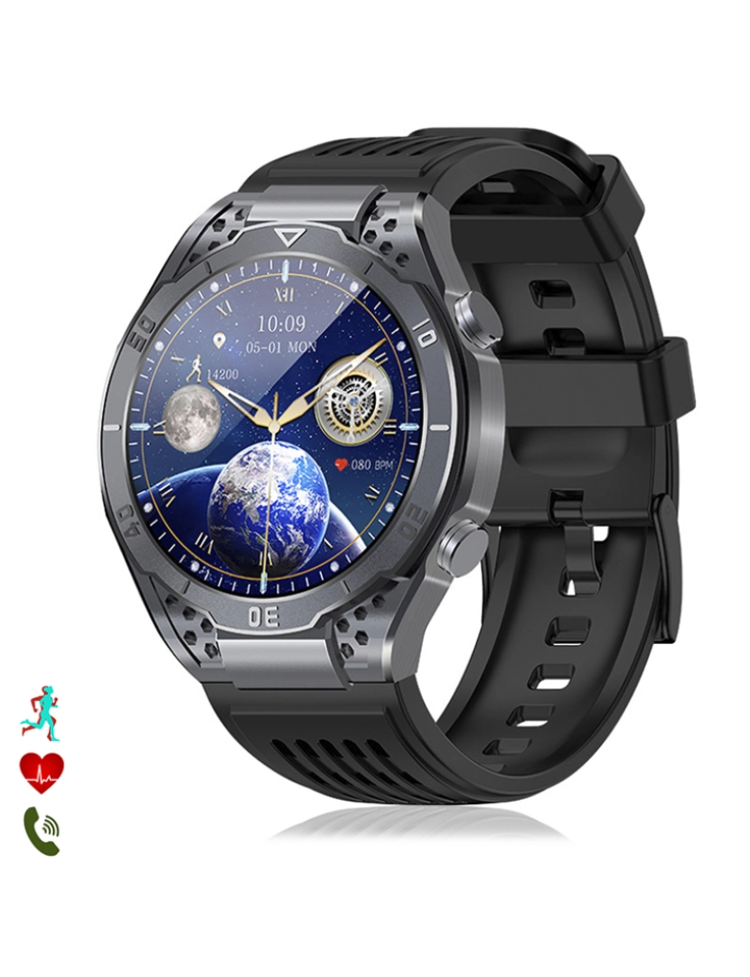 DAM - Smartwatch JA01 Cinza Escuro