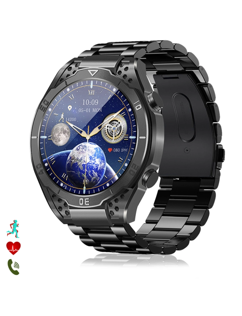 DAM - Smartwatch JA01 Preto