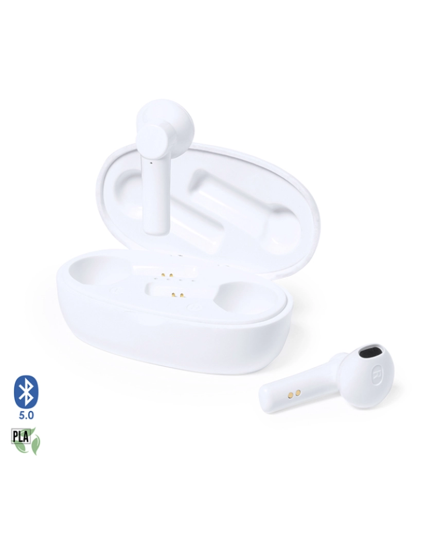 DAM - Auriculares TWS Kermit Bluetooth 5.0 Branco