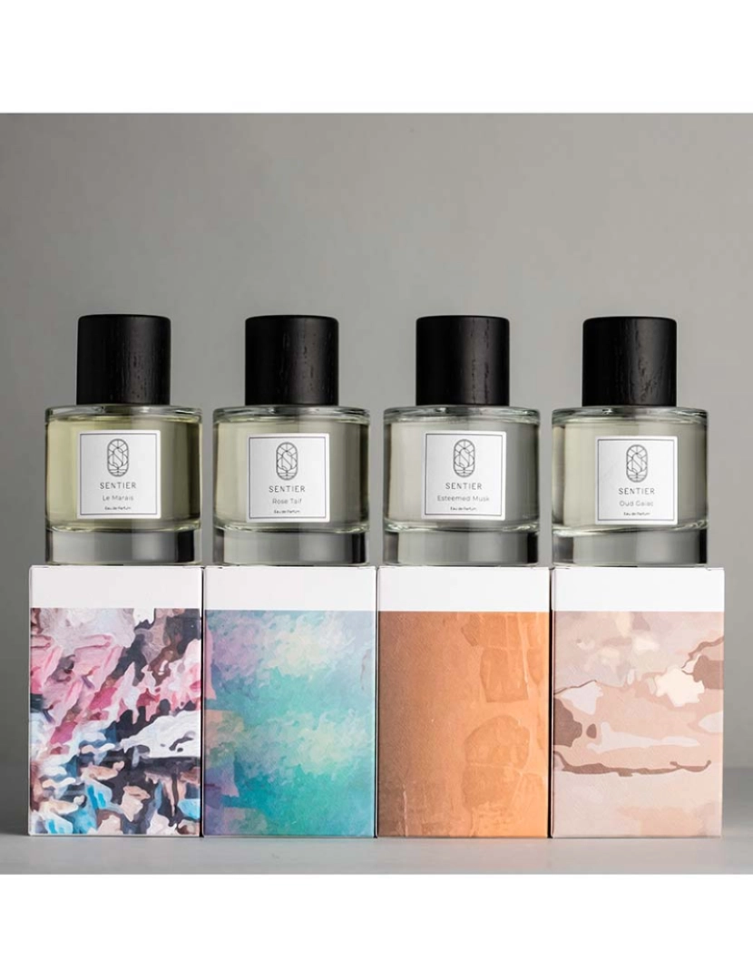 Sentier - Statement Collection (4pcs): Oud Gaiac + Le Marais + Rose Taif + Esteemed Musk