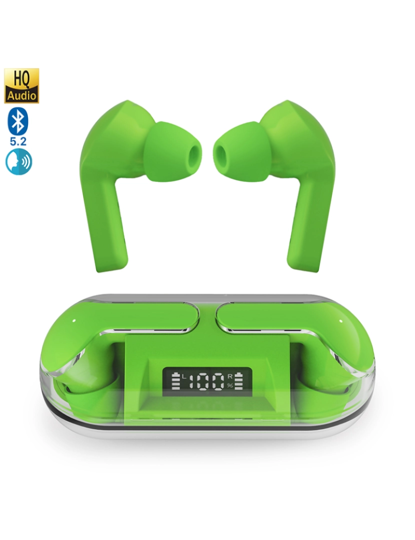 DAM - Auriculares TWS Air 13 Pro Verde