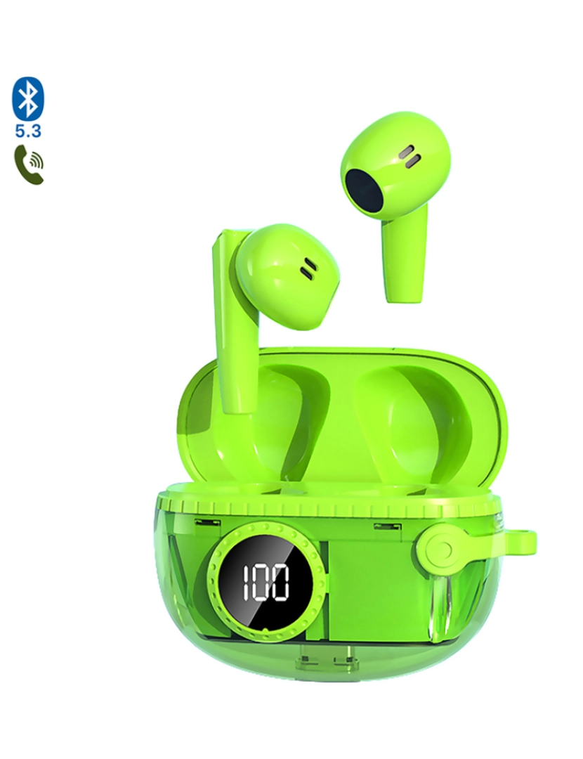 DAM - Auriculares TWS M25 Verde