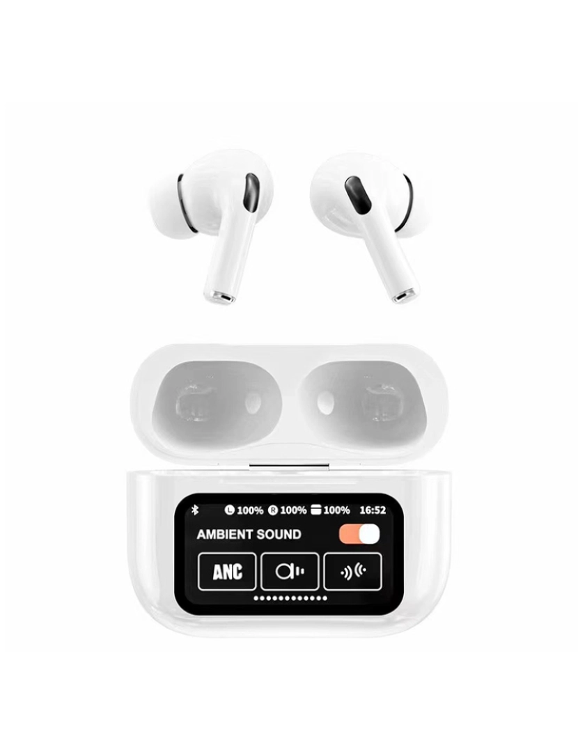 DAM - Auriculares TWS A9 PRO Branco