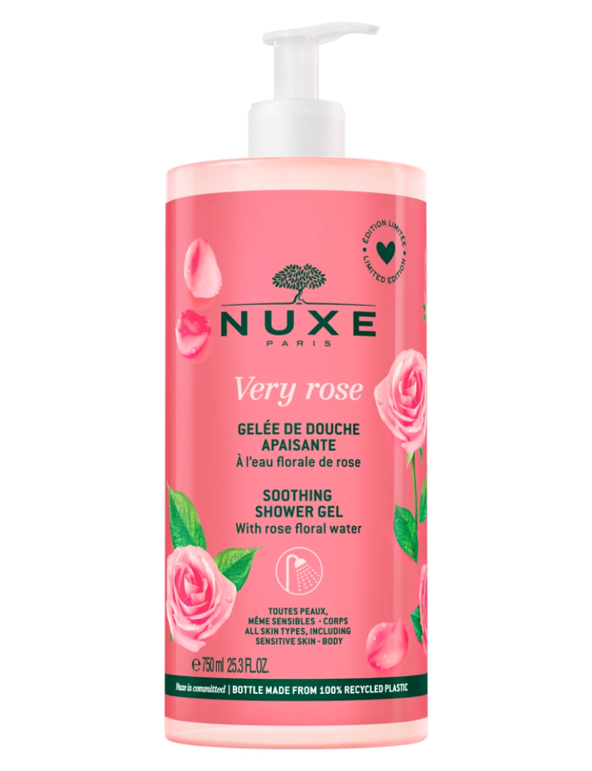 Nuxe - VERY ROSE GEL DE DUCHE HIDRATANTE CALMANTE 24H