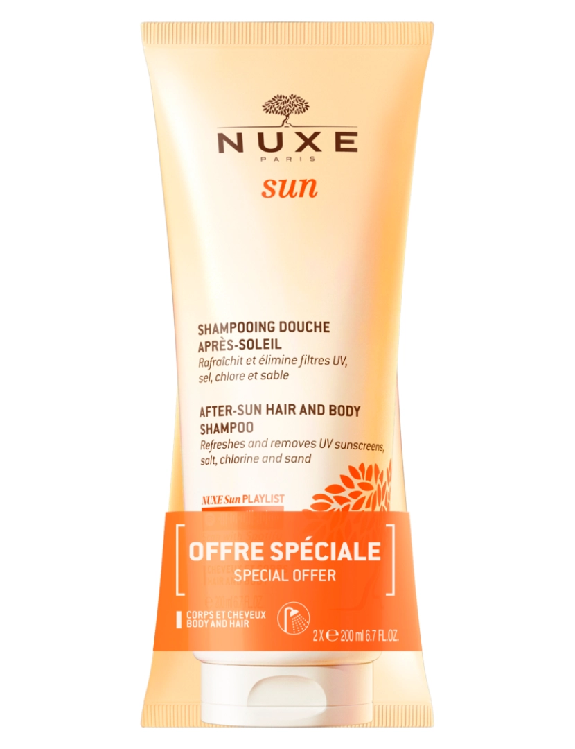 Nuxe - NUXE SUN PACK SHAMPOO GEL-DUCHE 2X200ML