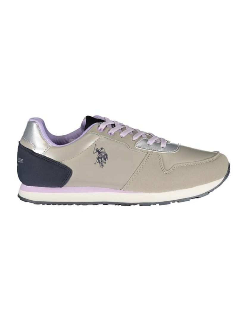 U.S. Polo Assn. - Ténis Senhora Prateado