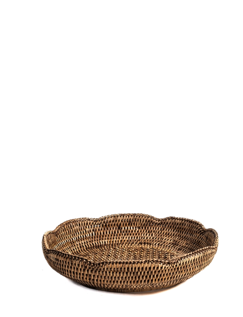 coseAcasa - Bandeja Redonda de Rattan 30X6H Cm