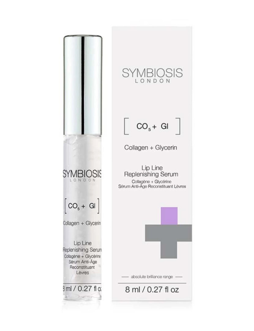 Symbiosis London - [Colágeno + Glicerina] - Sérum Reabastecedor de Linha Labial