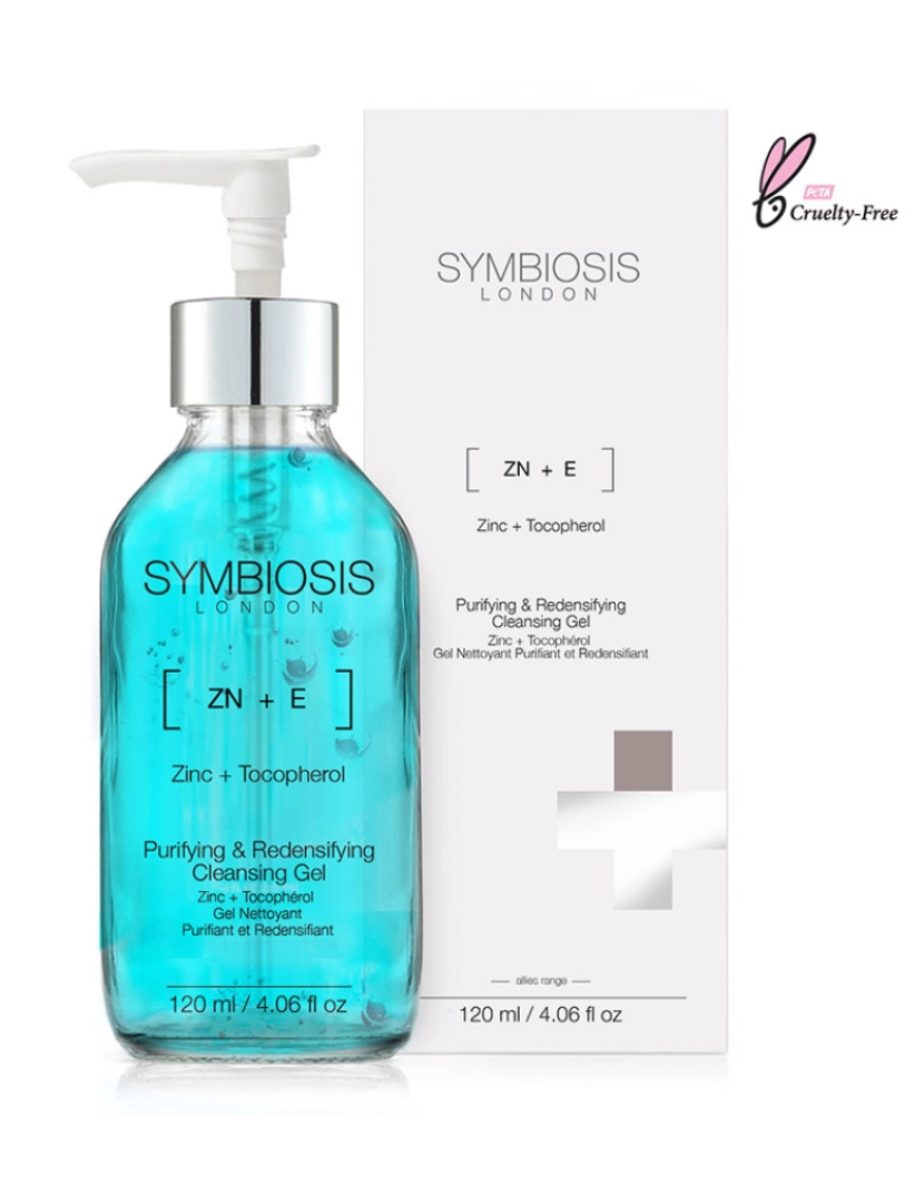 Symbiosis London - [Zinco + Tocoferol] - Gel de Limpeza Purificante e Redensificante