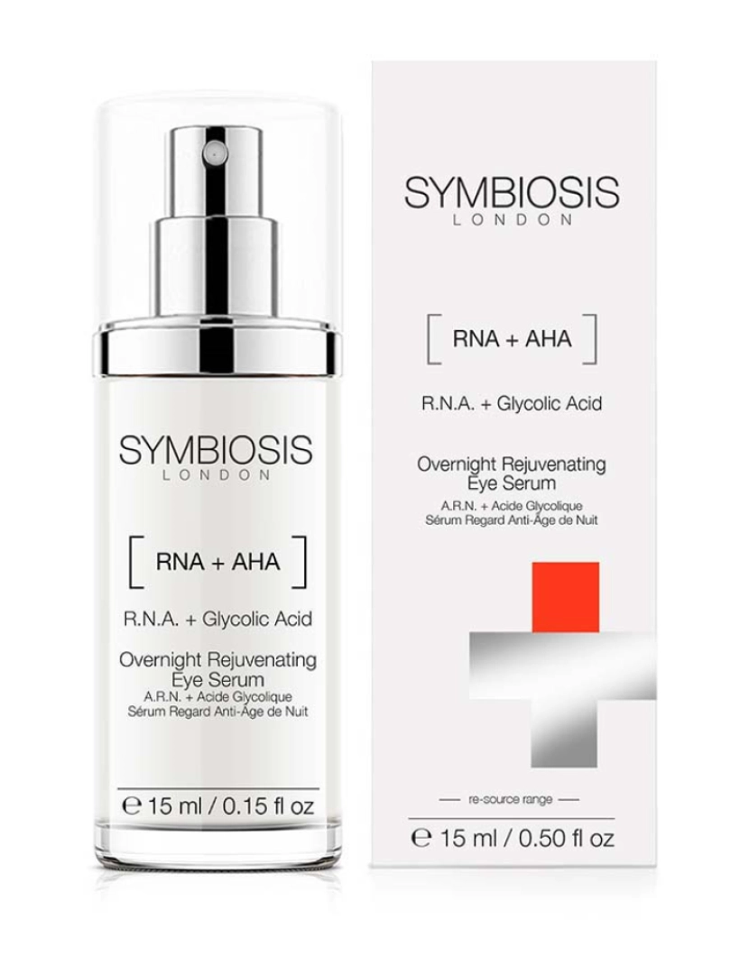 Symbiosis London - [Ácido glicólico + R.N.A.] - Soro ocular rejuvenescedor noturno