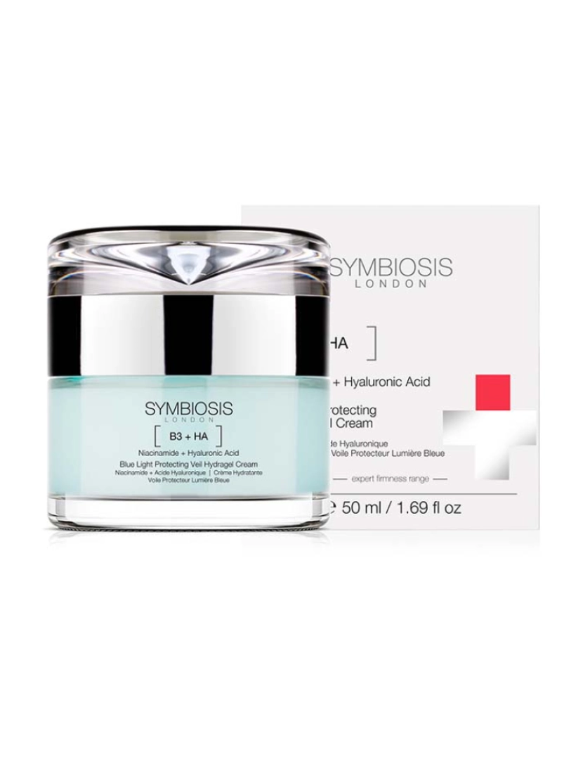 Symbiosis London - [Niacinamida + ácido hialurônico] Creme Hydragel de véu protetor de luz azul