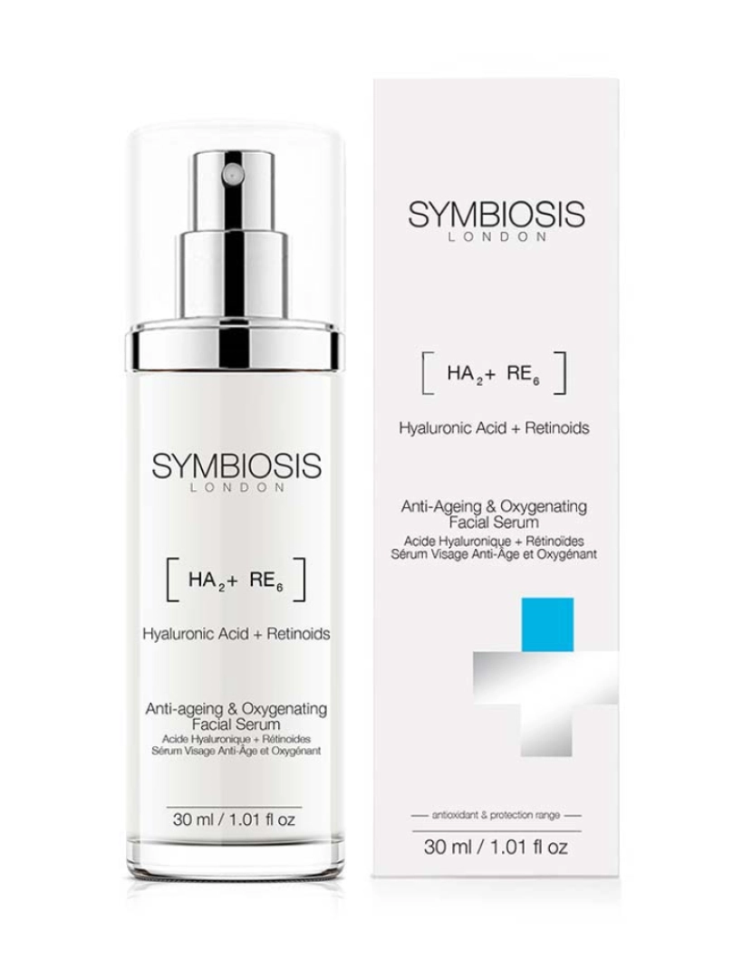 Symbiosis London - [Ácido Hialurônico + Retinóides] - Soro Facial Antienvelhecimento e Oxigenante