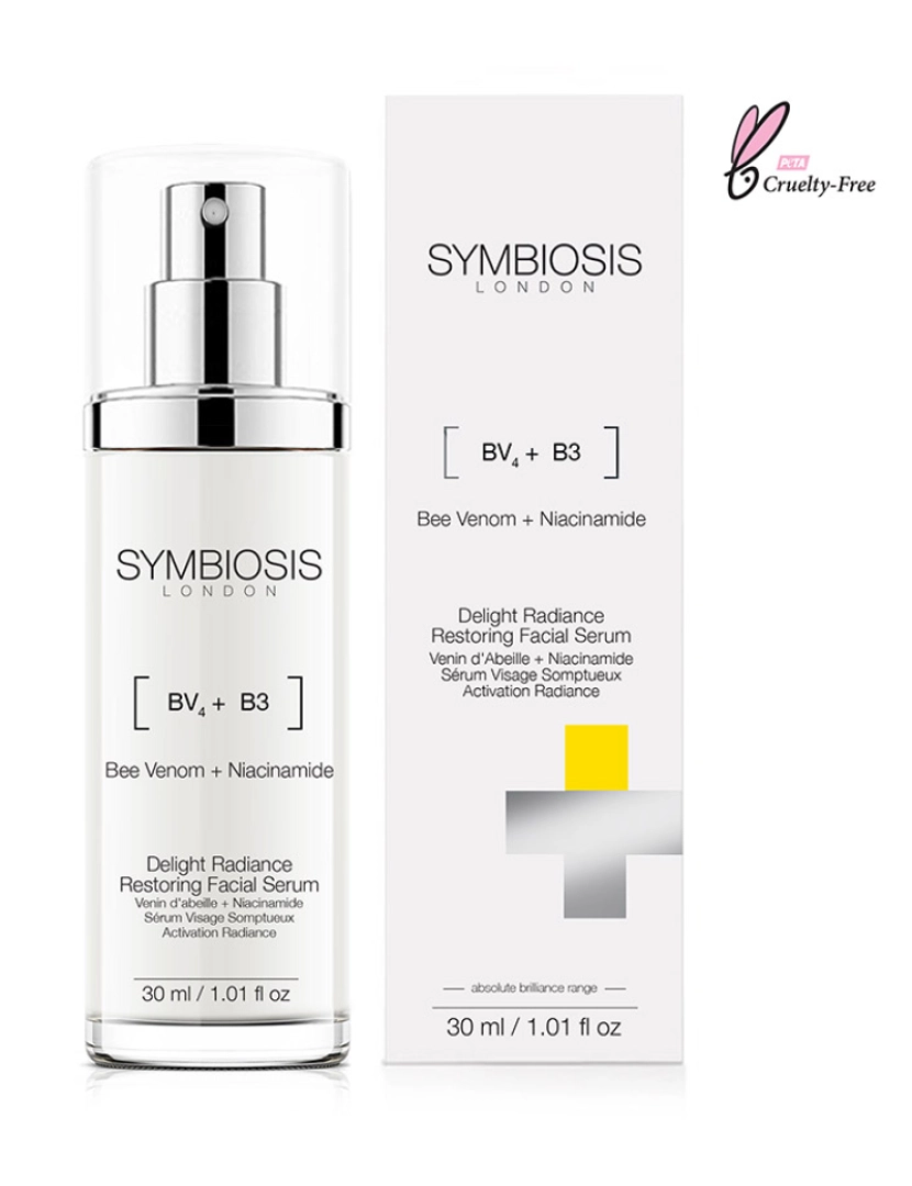 Symbiosis London - [Bee Venom + Niacinamida] - Sérum Facial Restaurador de Radiância Delight