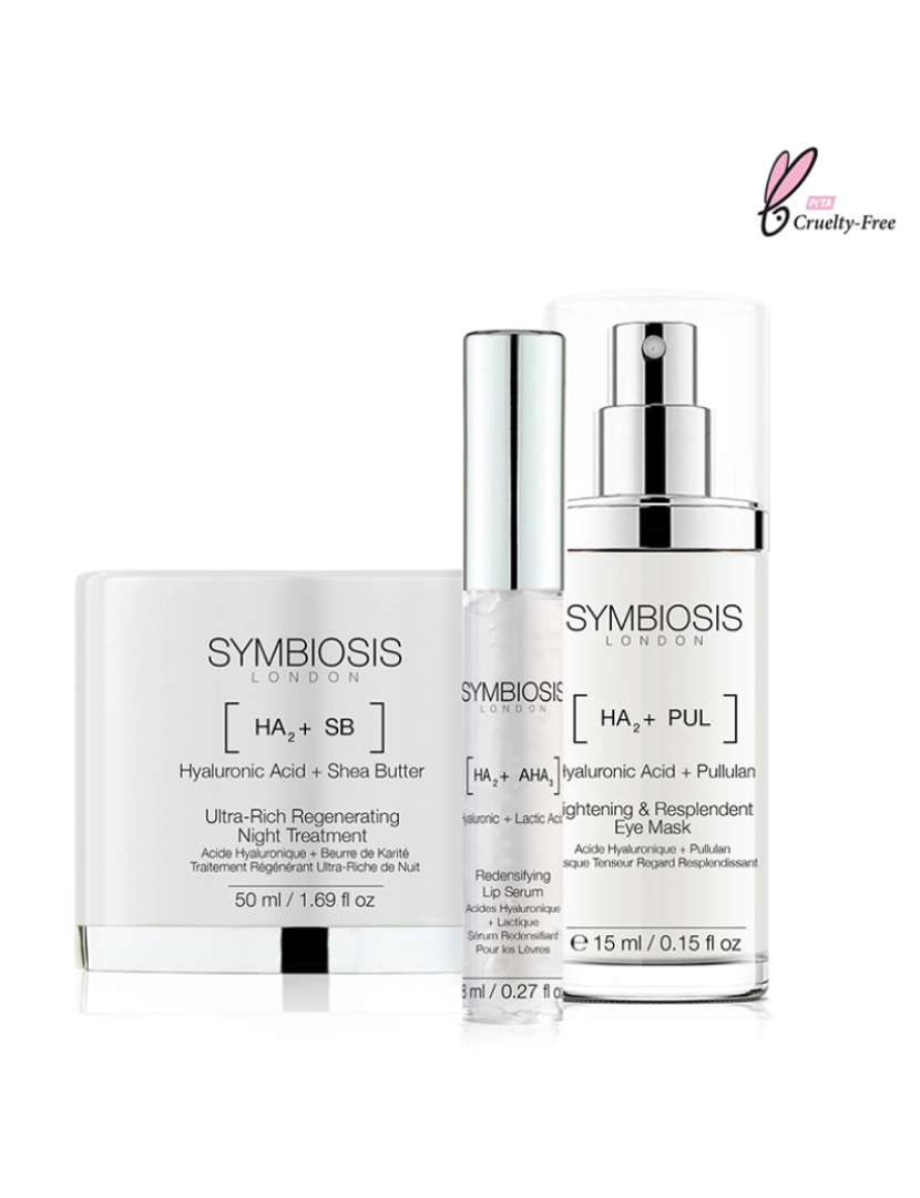 Symbiosis London - PACOTE Ácido Hialurônico e Supremo Flawless Boost (3 unidades)