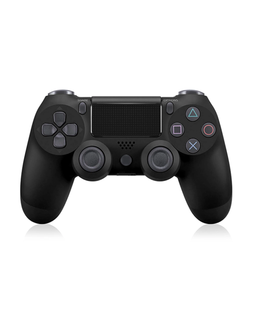 DAM - Controlador sem fio com vibração compatível com PS4. Funções completas.