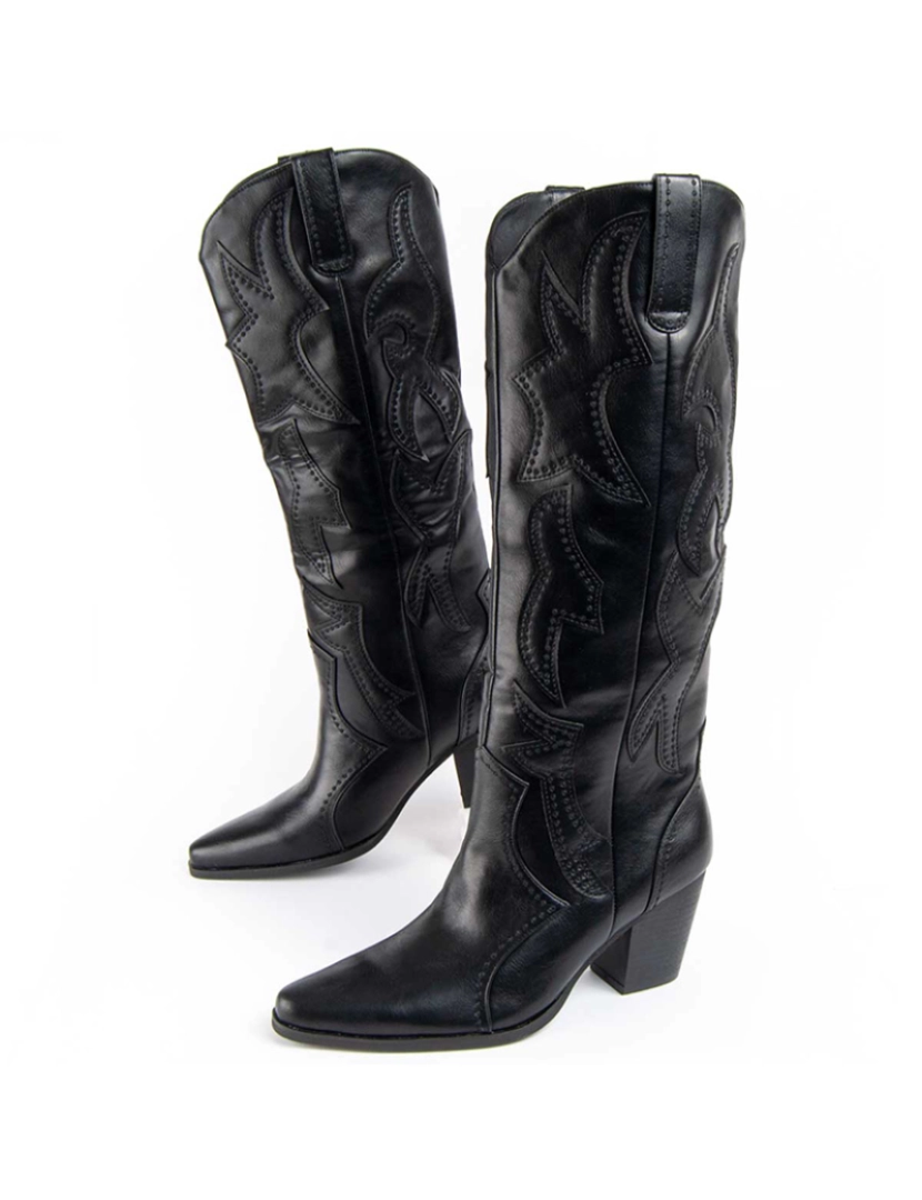 Montevita - Botas de Salto Senhora Preto