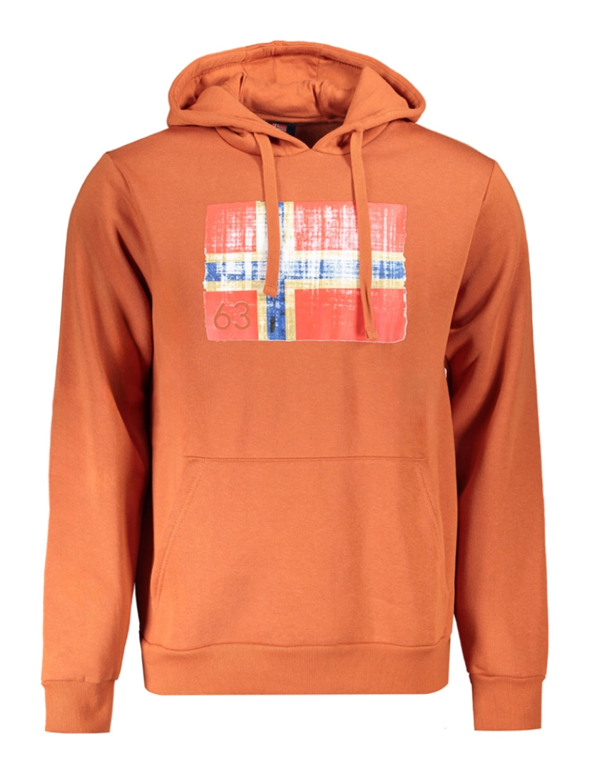 Norway 1963 - Sweatshirt Homem Laranja