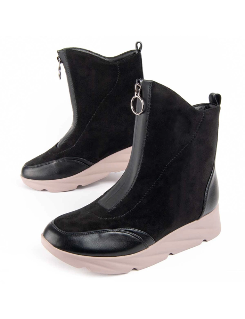 Montevita - Botins com Salto Senhora Preto