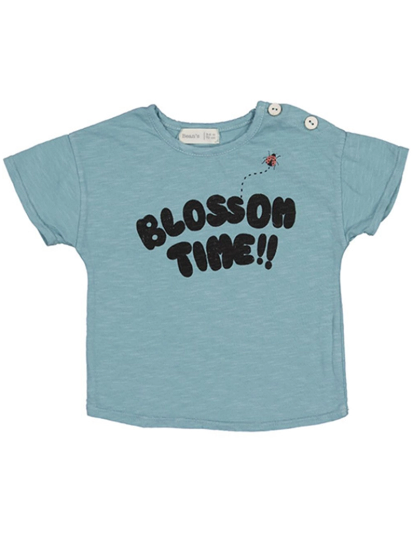 Beans Barcelona - T-shirt De Algodão Arbutus Slub Blossom Time