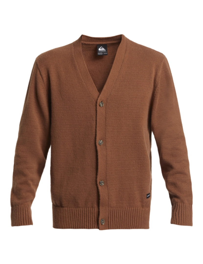 Quiksilver - Cardigan Homem Castanho