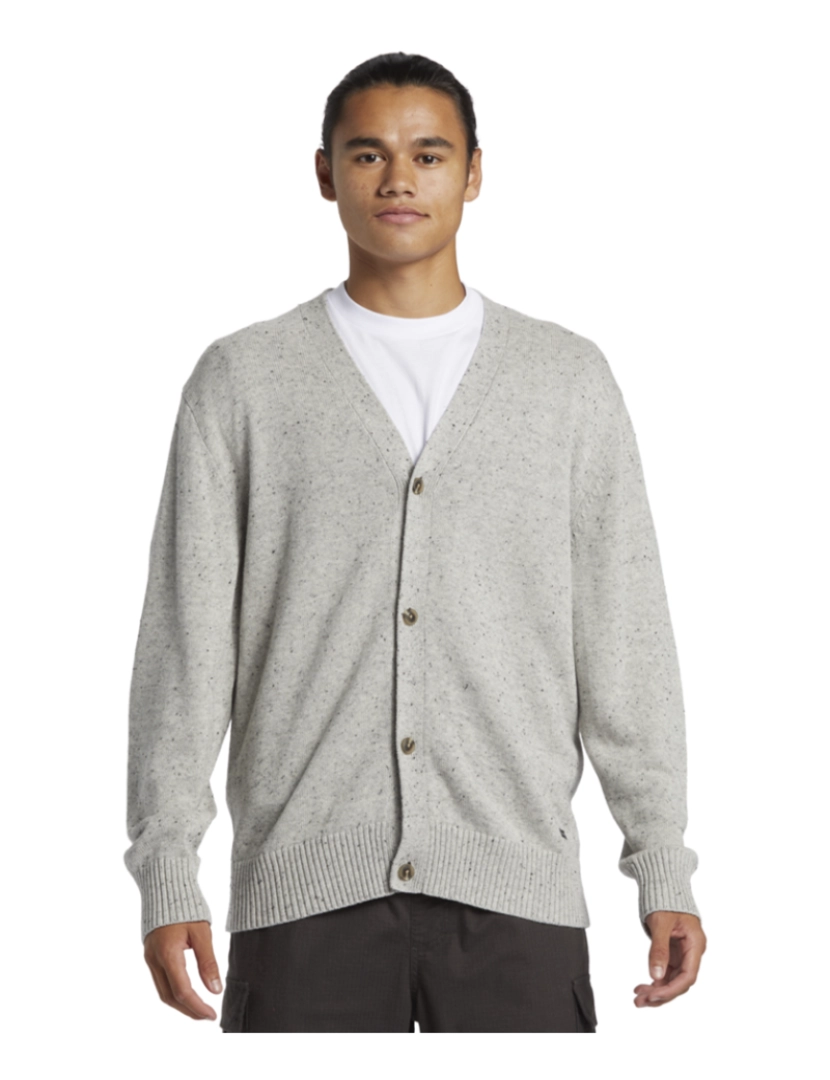 Quiksilver - Cardigan Homem Cinza