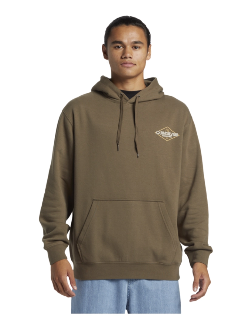 Quiksilver - Sweatshirt Homem Castanho