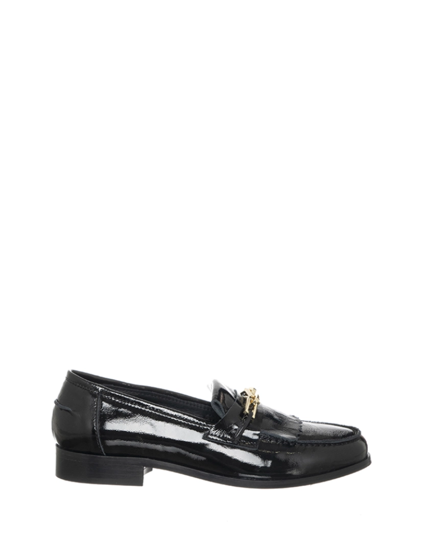 Loretta Pettinari - Mocassim Naplack Nero Oro Strass Oro