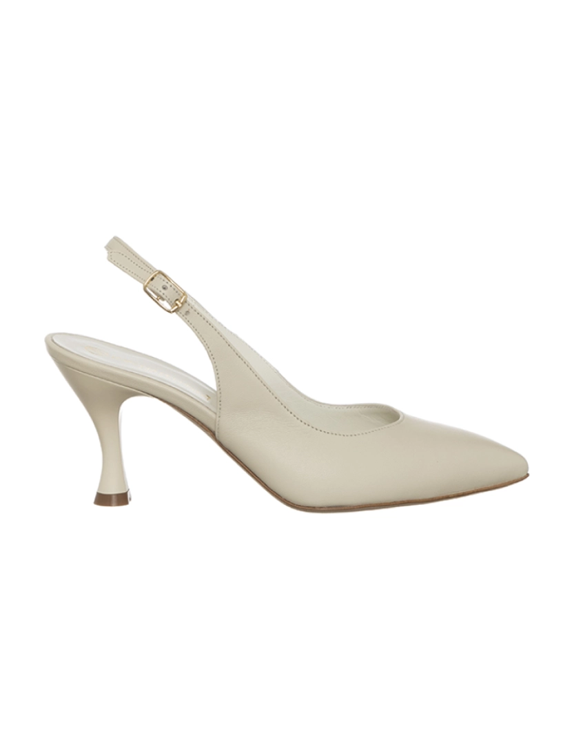 Loretta Pettinari - Sandália Creme Nappa