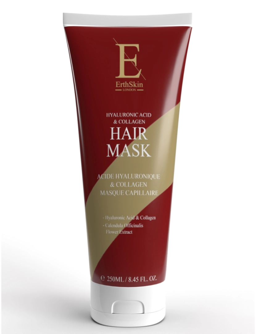 Erth Skin London - Máscara Capilar Ácido Hialurônico e Colágeno 250Ml