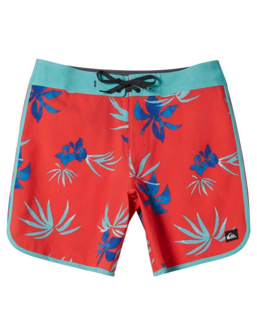 Quiksilver - Boardshorts de Rapaz Vermelho