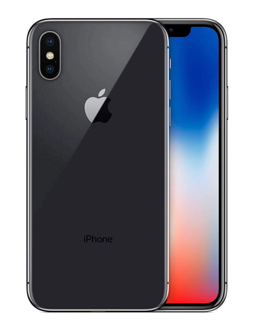 Apple - Apple iPhone X 64GB Grau B