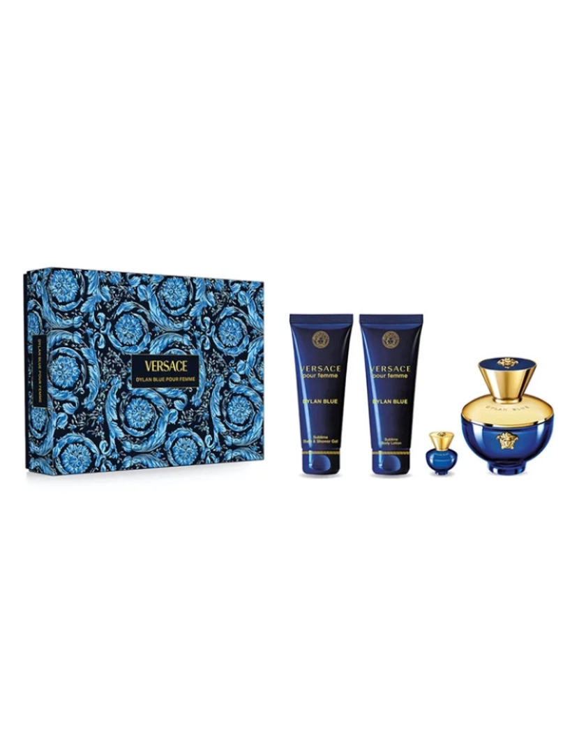 Versace - VERSACE DYLAN BLUE SET (EP 100 vp + BATH & SHOWER GEL 100 ml + BODY LOTION 100 ml + EP 5 ml)