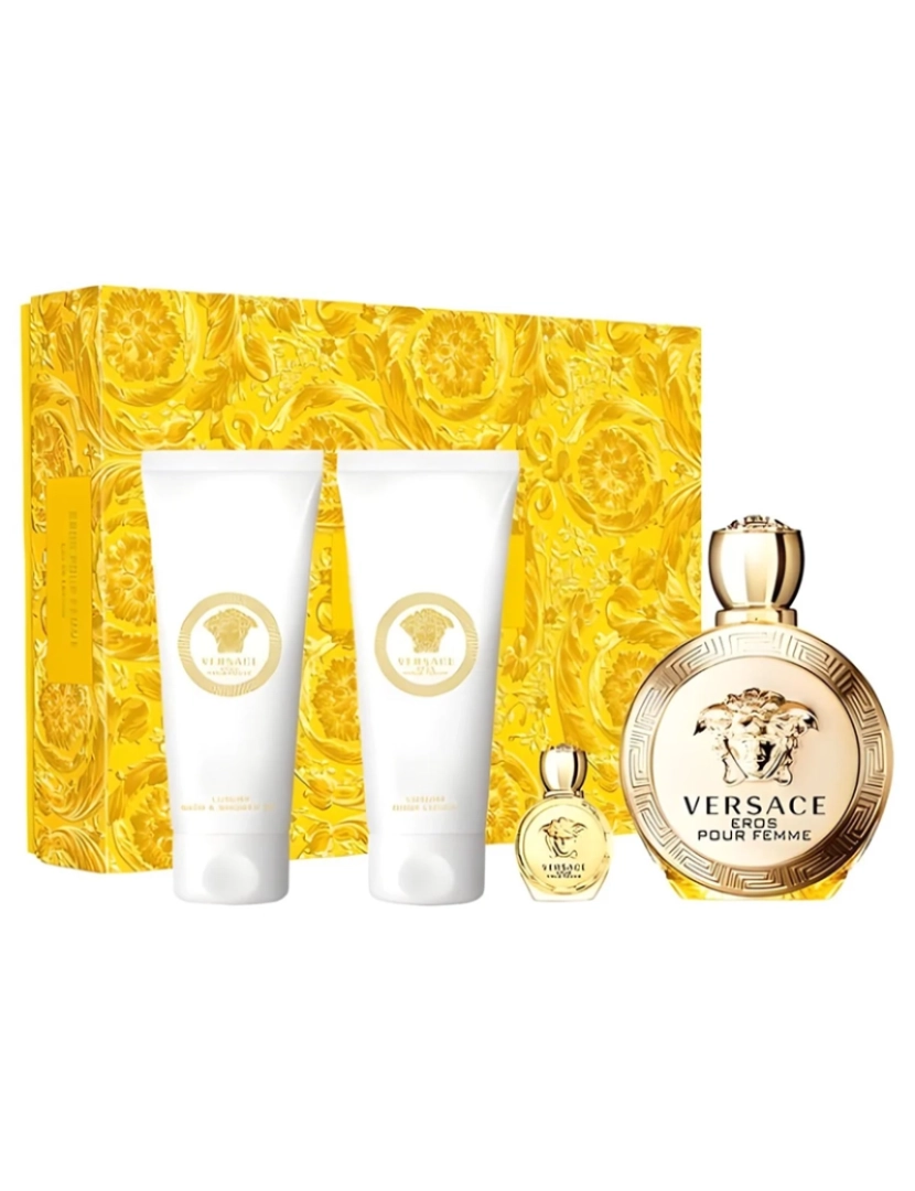 Versace - VERSACE EROS POUR FEMME SET (EP 100 vp + EP 5 ml + BODY LOTION 100 ml + SHOWER GEL 100 ml)