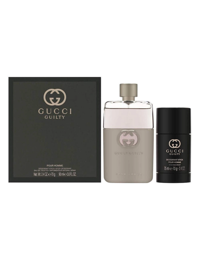 Gucci - GUCCI GUILTY SET POUR HOMME (ET 90 vp + DEO STICK 75 ml)