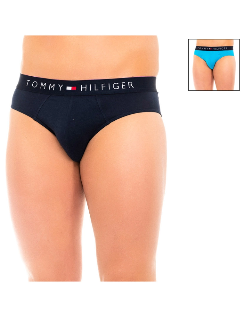 Tommy Hilfiger - Pack 2 Slips Homem azul marinho