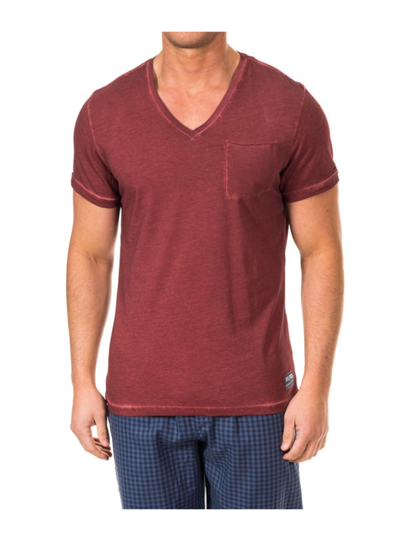 Tommy Hilfiger - T-Shirt Homem Bordeaux