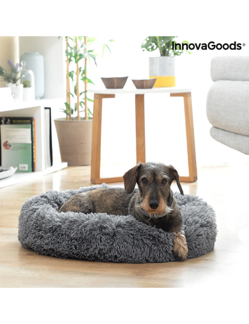 Innovagoods - Cama Antistresse para Animais de Estimação Bepess InnovaGoods Ø 60 cm