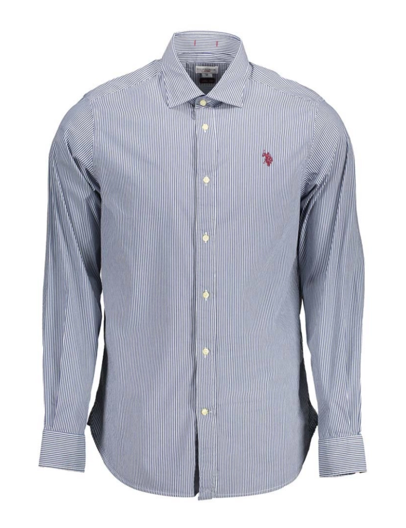 U.S. Polo - Camisa M. Comprida Homem Azul