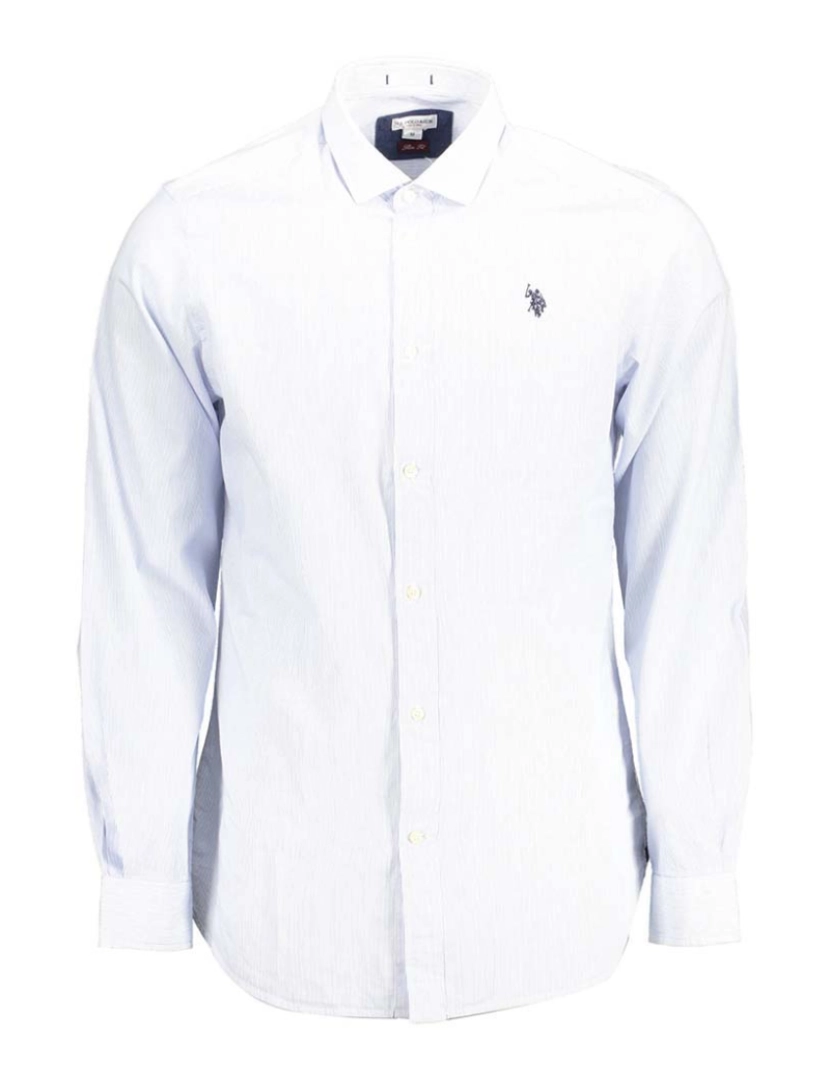 U.S. Polo - Camisa M. Comprida Homem Azul Céu 