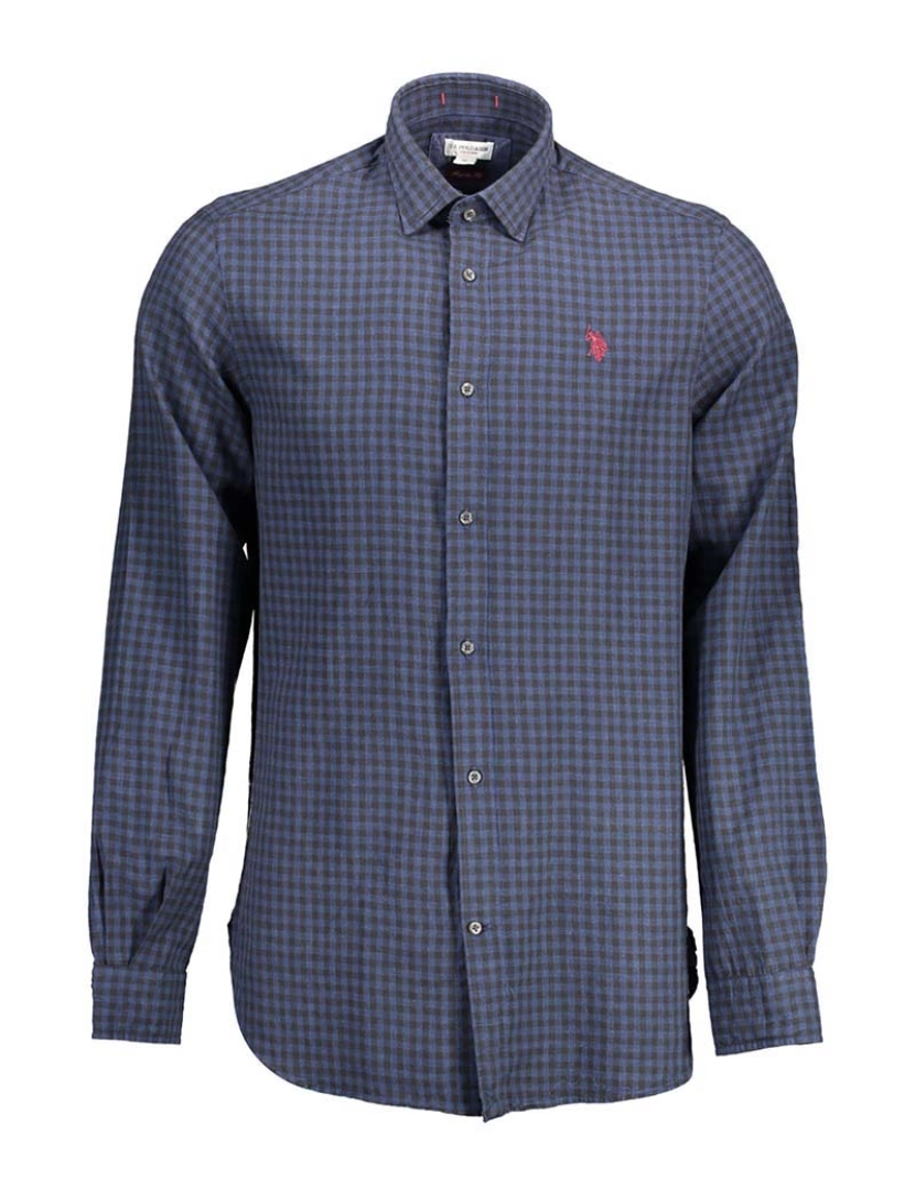 U.S. Polo - Camisa M. Comprida Homem Azul