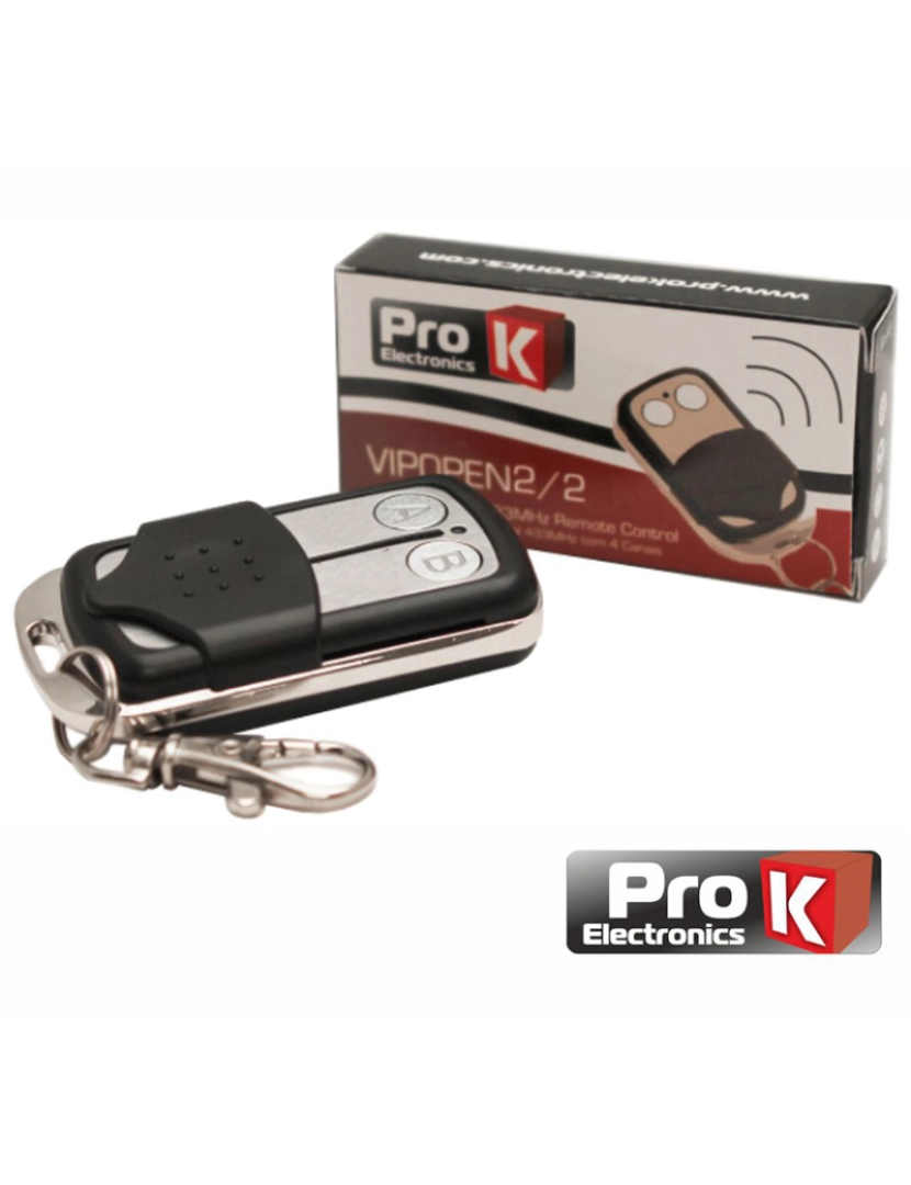 Prok - Comando Garagem Universal 2 Canais 433mhz PROK              