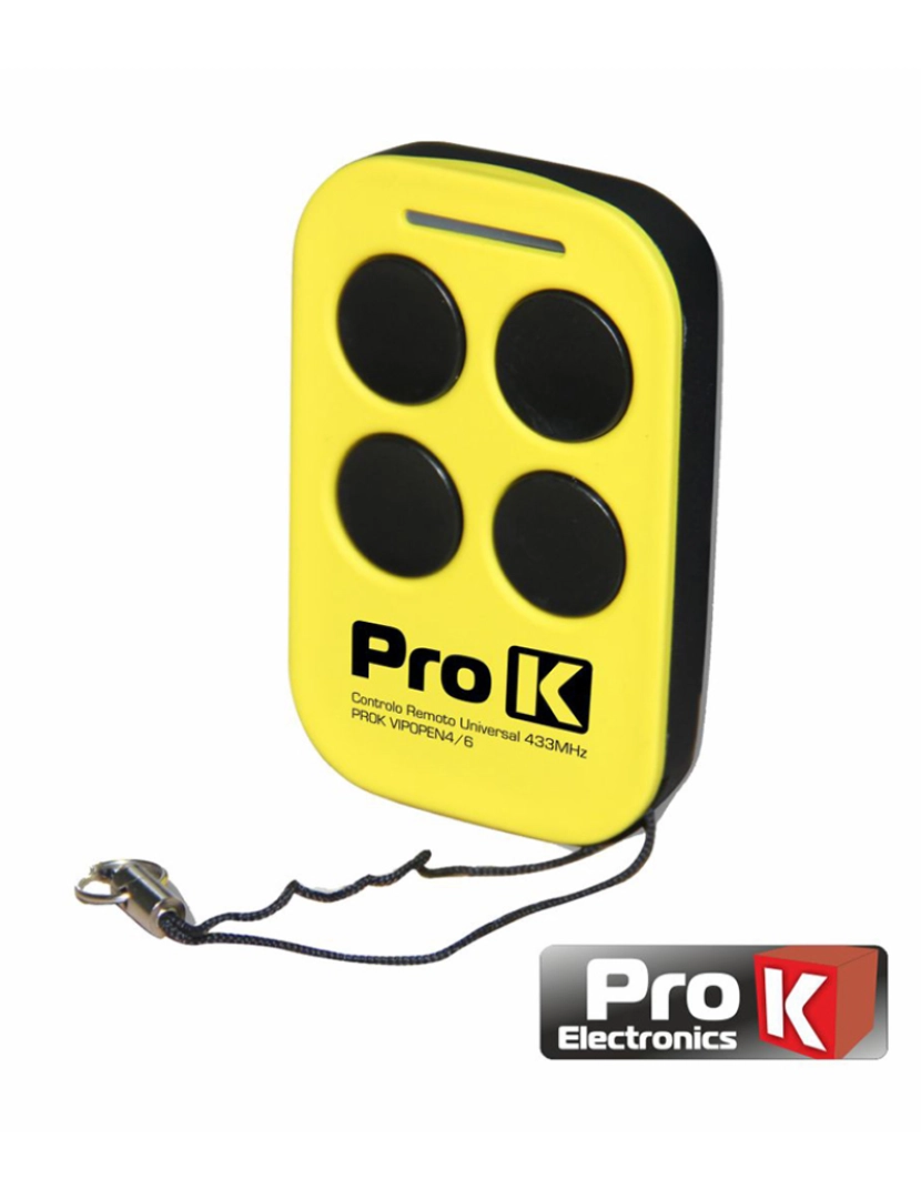 Prok - Comando Garagem Universal 4 Canais 433mhz PROK              