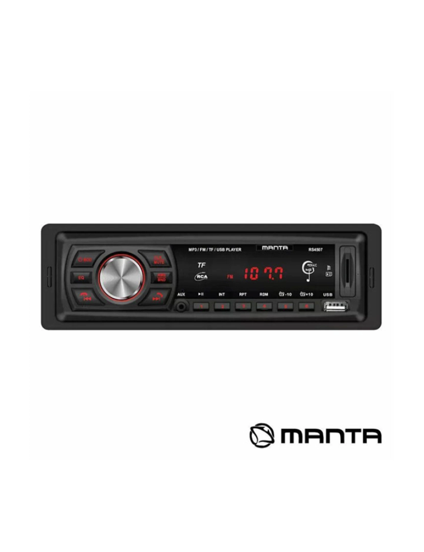 Manta - AUTO-RÁDIO MP3 4x10W C/ FM/BT/SD/AUX/USB MANTA              