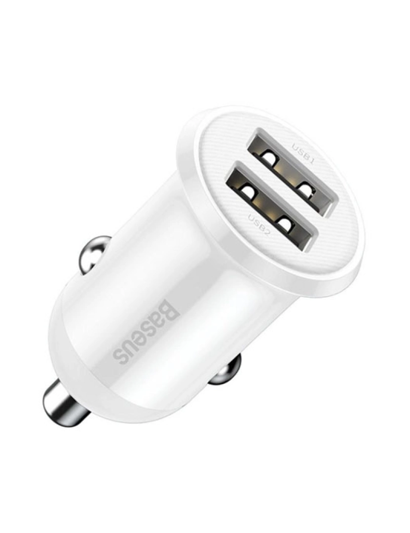 Baseus - Adaptador Isqueiro 2x USB 4.8A Grain Pro BASEUS             