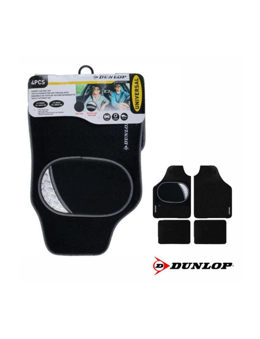 Dunlop - Tapetes Universais Pretos DUNLOP                            