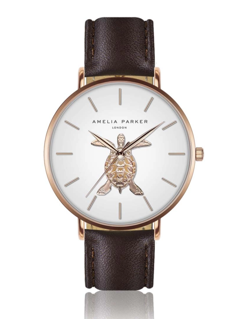 Amelia Parker - Relógio Rose Turtle 38mm