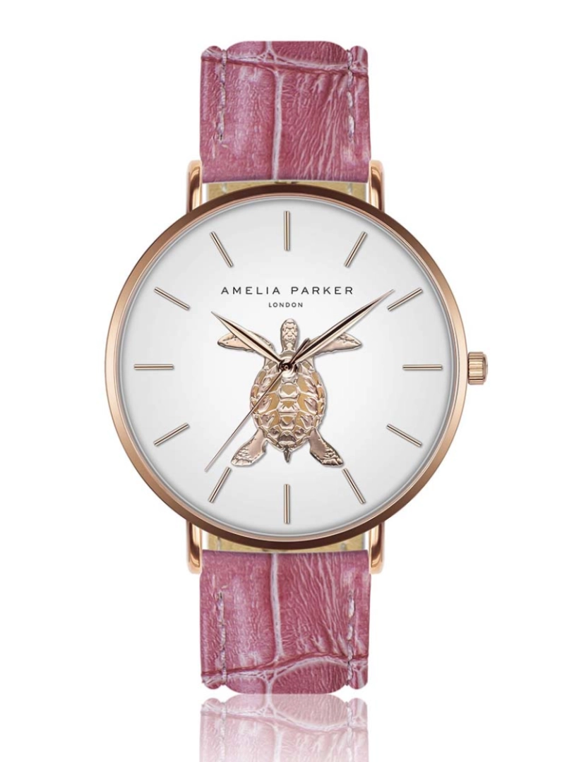 Amelia Parker - Relógio Rose Turtle 38mm