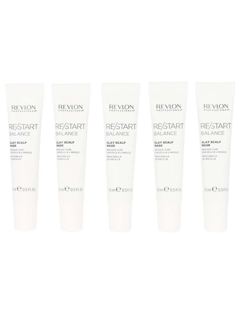 Revlon - Máscara de Argila Balanço Couro Cabeludo Re-Start 10x15Ml